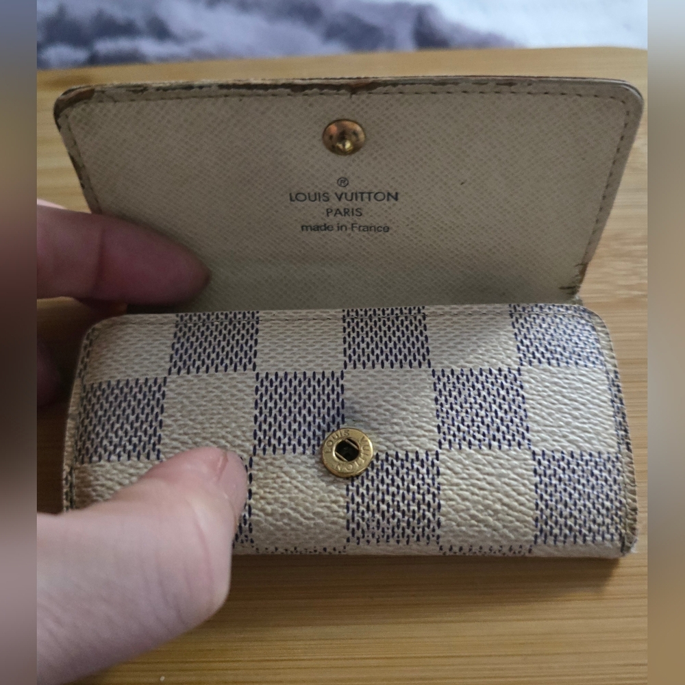 Louis Vuitton Damier Azur 4 key wallet holder - Picture 3 of 7